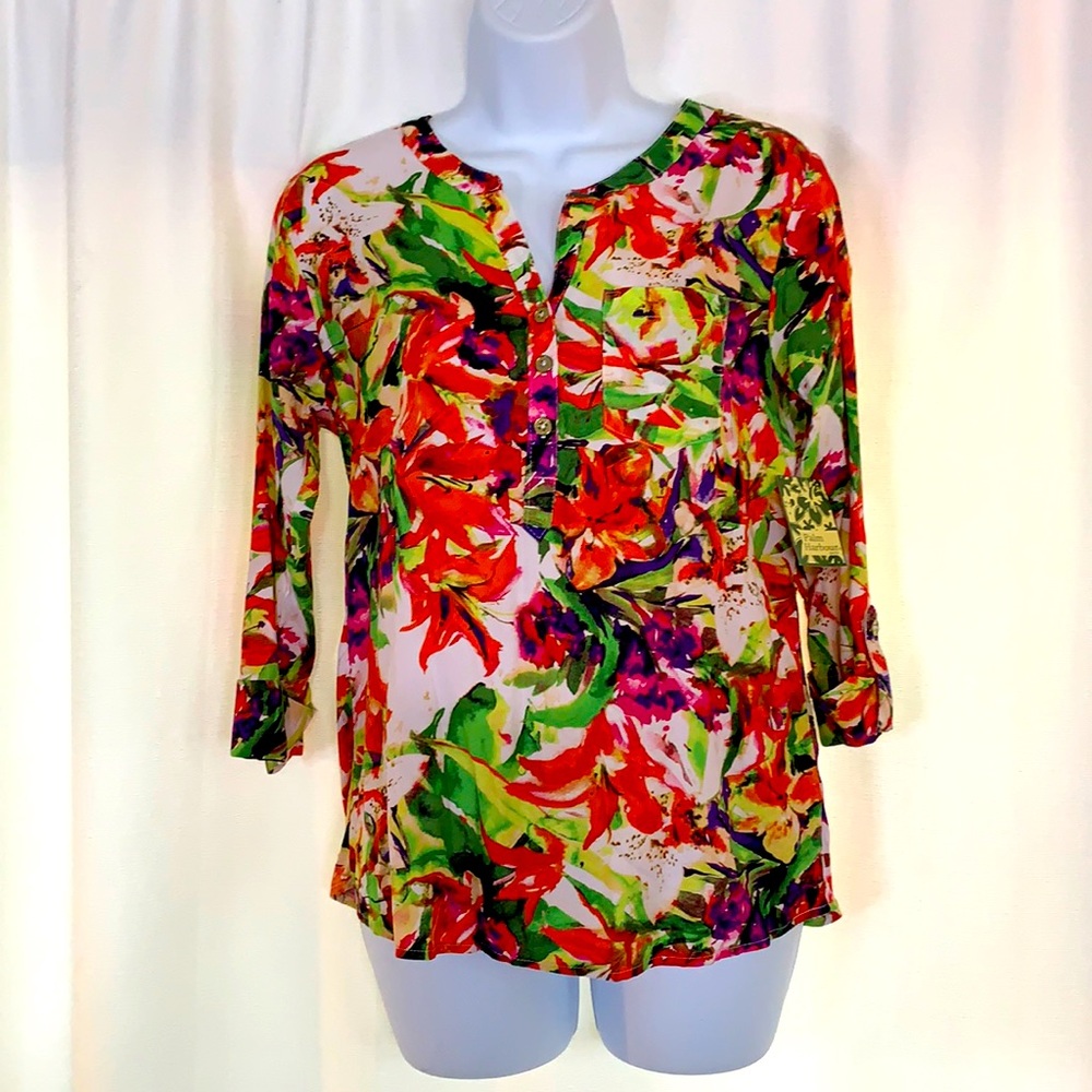 3/$20 Palm Harbour PM Tropical Top